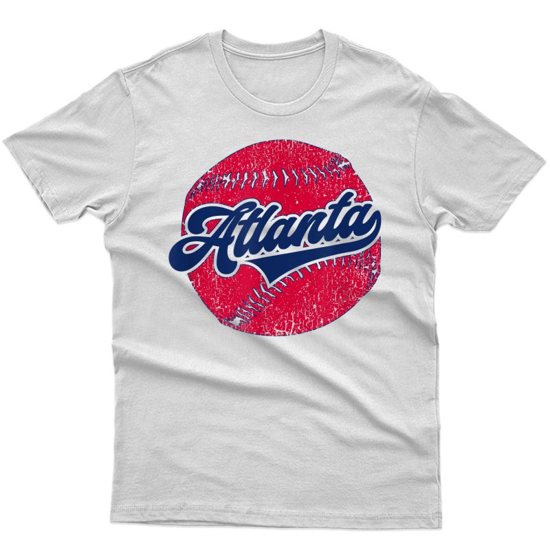 Atlanta Baseball | Vintage Atl Pride Brave Retro Gift T-shirt