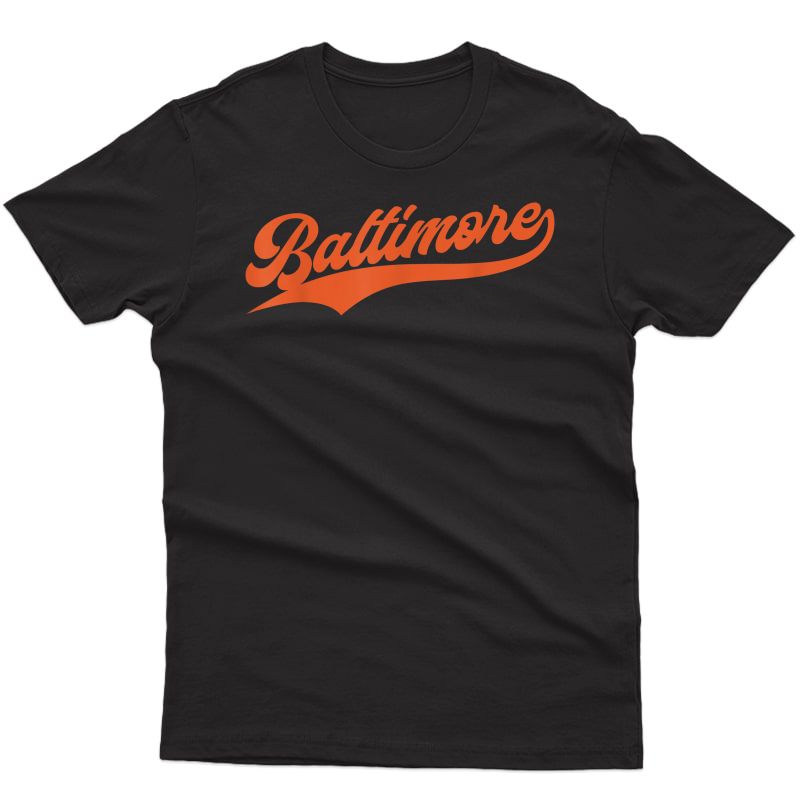 Baltimore Baseball | Vintage Oriole Retro Gift T-shirt