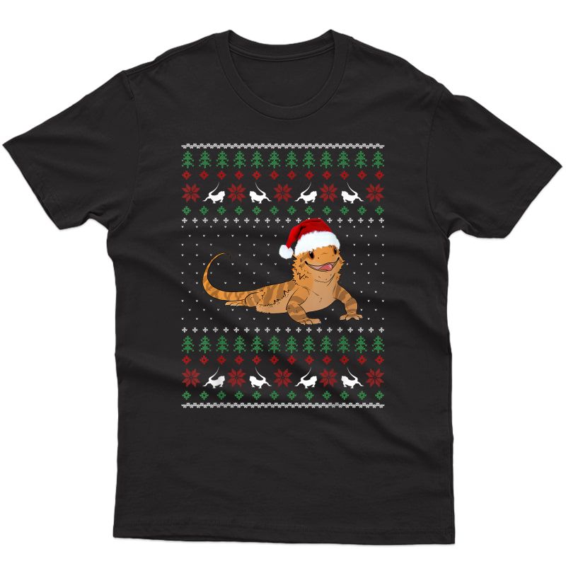 Bearded Dragon Ugly Christmas Sweater T-shirt