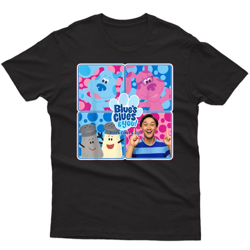 Blue's Clues & You Character Box Up T-shirt