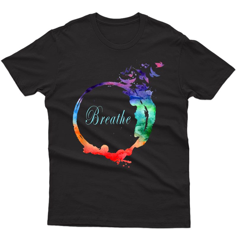 Breathe Shirt Cool Heavenly Breath Nature Yoga Tee Gift