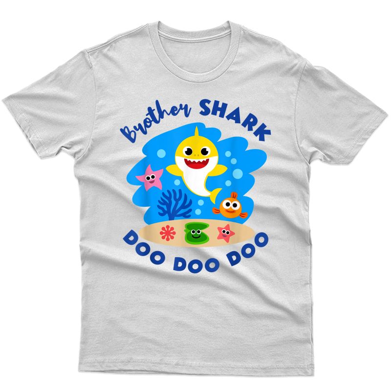 Brother Shark Gift - Cute Baby Shark Design Family Set T-shirt