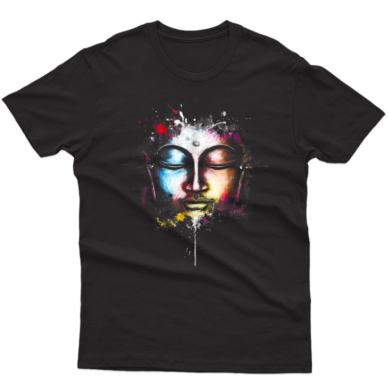 Buddha Dimond Lotus Zen Yoga T-shirts