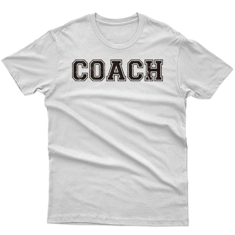 Coach On Back T-shirt, Softball Gift, Coaching Team Baseball
