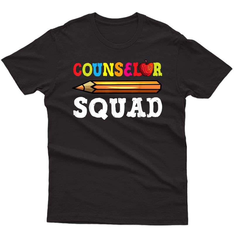 Counselor Squad Back To School Tea First Day Of School T-shirt