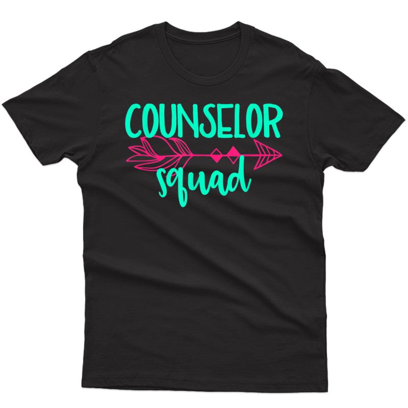 Counselor Squad Tea School Admin Eletary Back To T-shirt