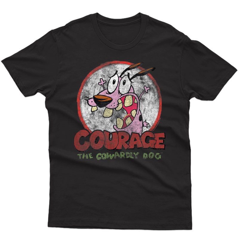 Courage The Cowardly Dog Vintage Courage T-shirt