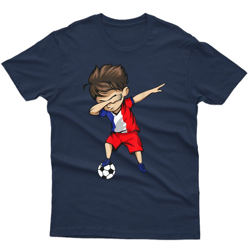 Dabbing Soccer Boy France Shirt - French Football