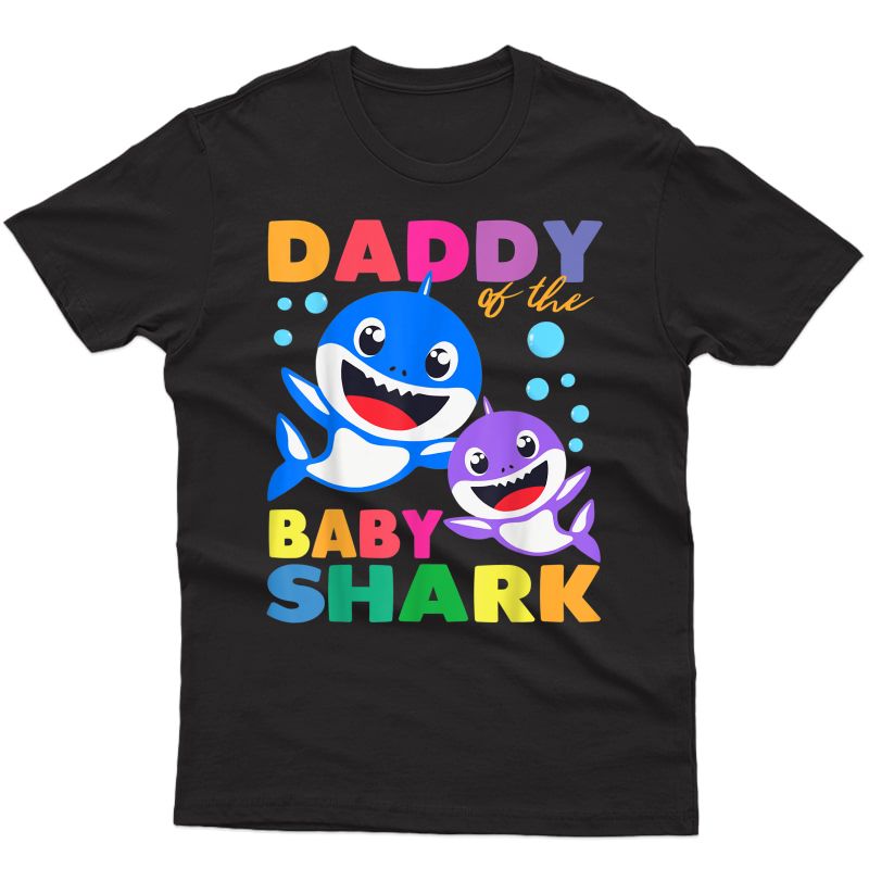Daddy Of The Baby Shark Birthday Boy, Girl, Daddy Shark T-shirt