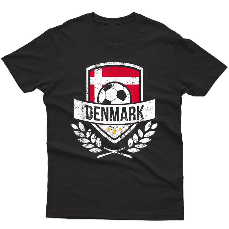 Danish Flag Soccer Shirt Denmark Football 2018 