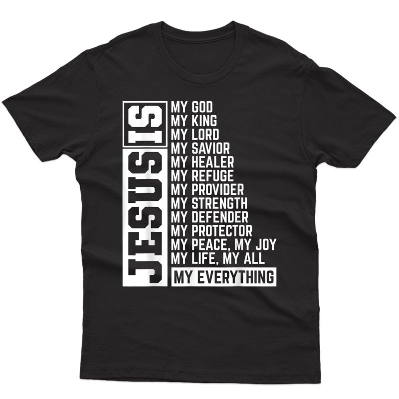 Faith Cross Christian Religious Jesus Lord Gift Jesus T-shirt