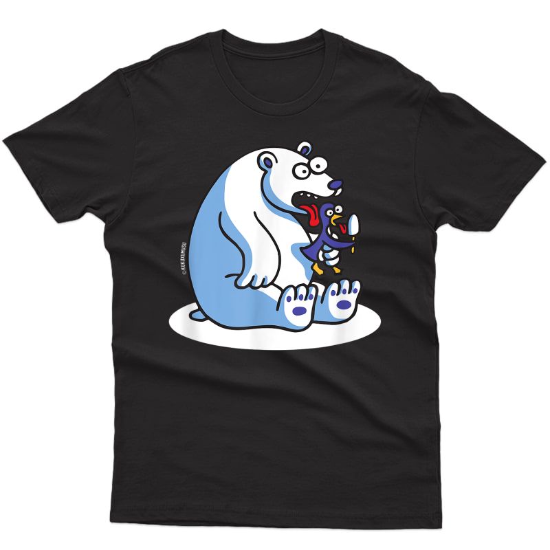 Funny Polar Bear Penguin Ice Cream T-shirt