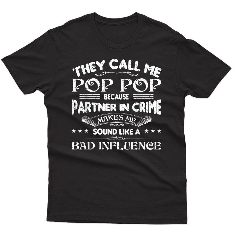 Funny Pop Pop Dad Shirt Valentine Fathers Day Christmas Gift T-shirt