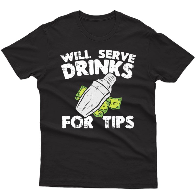 Funny Temporary Bartender Jobs Premium T-shirt
