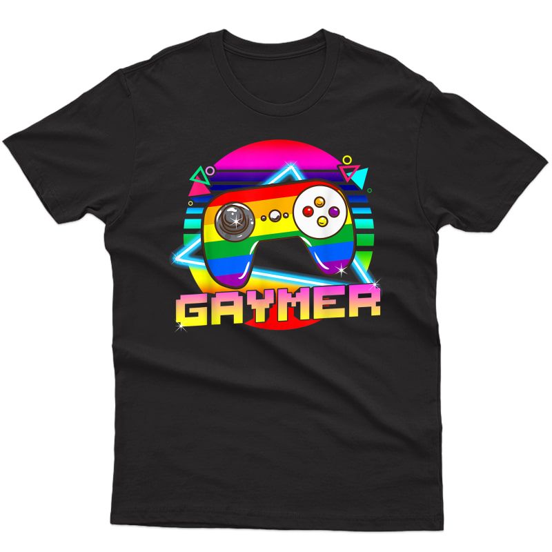 Gaymer T Shirt Lgbtq Gay Pride Month Gamer Gaming T-shirt
