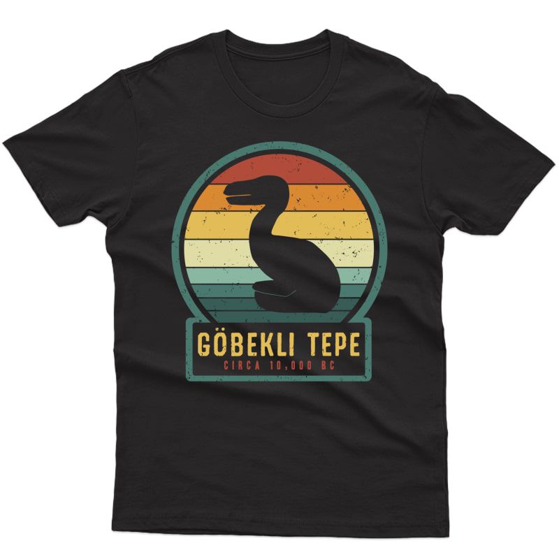 Gobekli Tepe Penguin Dodo Bird Ancient Megalithic Structure T-shirt