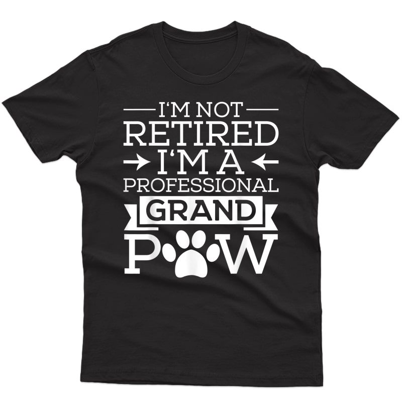 Grand Paw Shirt Grandpa Grandpaw Gifts Dog Lover Gift 