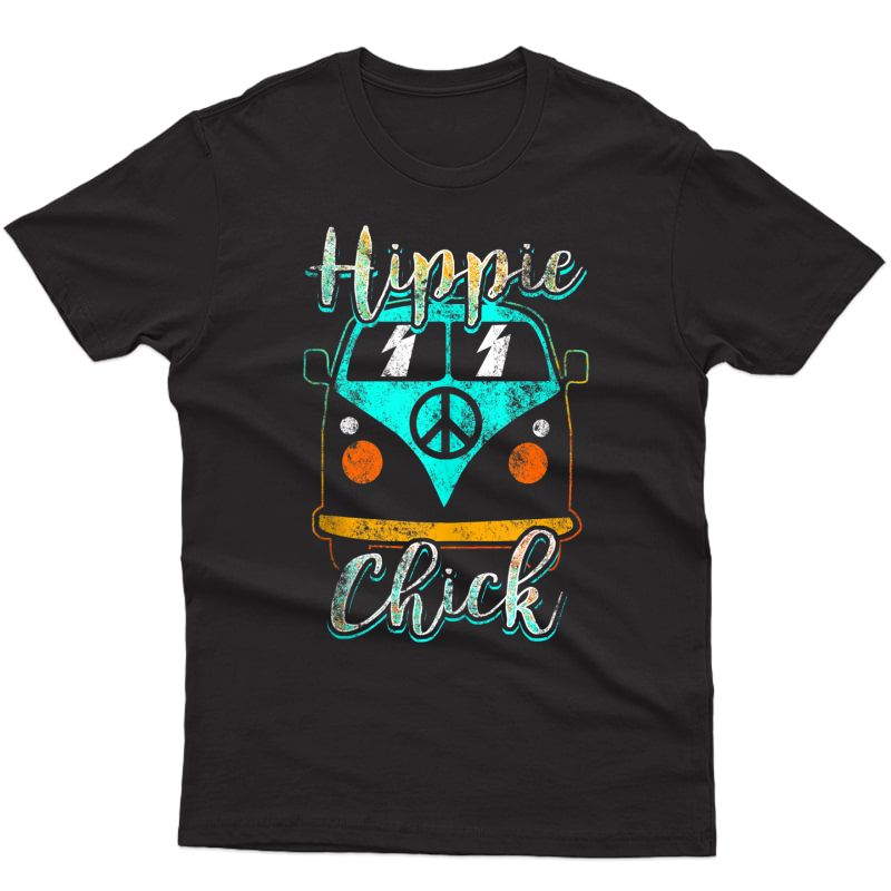 Hippie Chick Boho Gypsy Van Peace Camping Tank Top Shirts