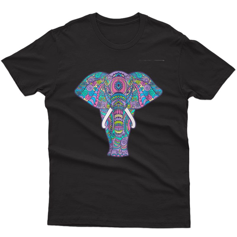 Indian Elephant Cool Yoga T Shirts