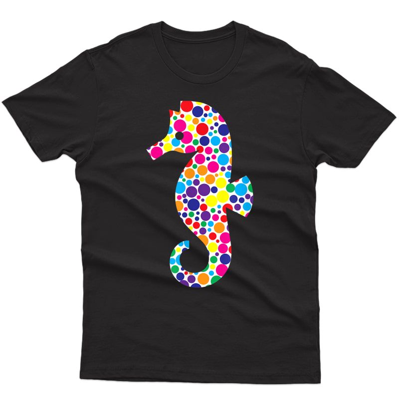 International Dot Day Shirt Seahorse Drawing & Tea T-shirt