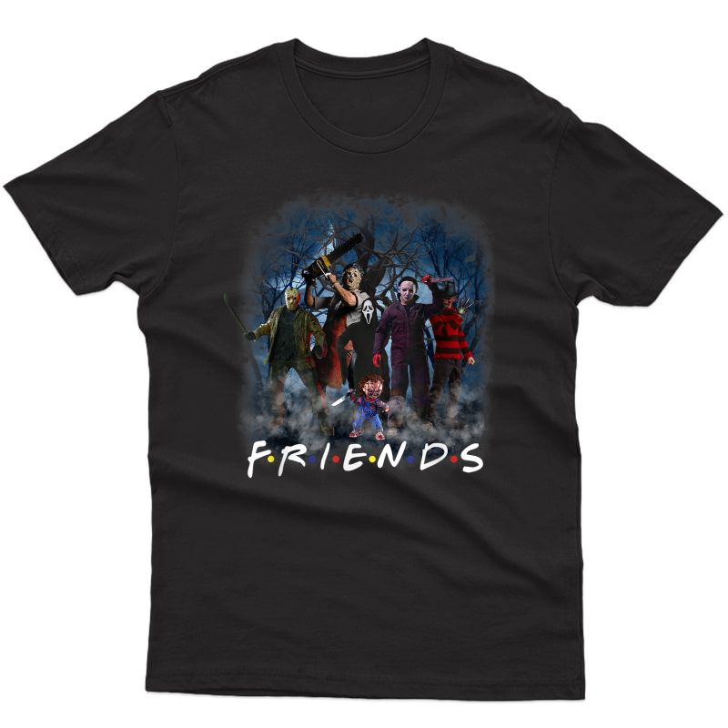 Jason Michael Friends Halloween Scary Horror Graphic Funny T-shirt