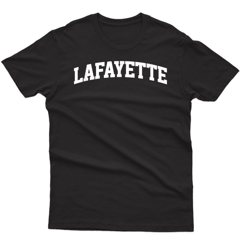 Lafayette Vintage Retro Sports Team College Gym Arch T-shirt