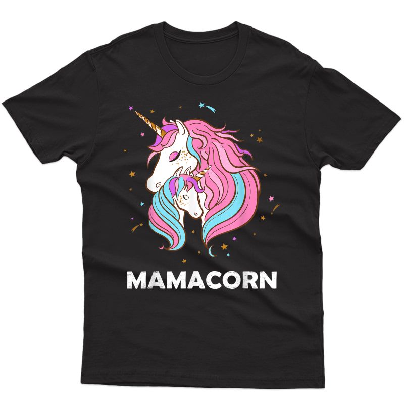 Mamacorn - Unicorn Mommy And Baby, Mother's Day Gift T-shirt