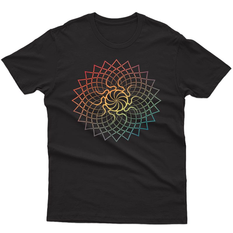 Mandala Geometry Sacred Fractal Art Yoga Mantra Good Vibe Shirts