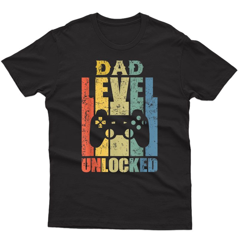 S Pregnancy Announcet Dad Level Unlocked Soon To Be Father T-shirt