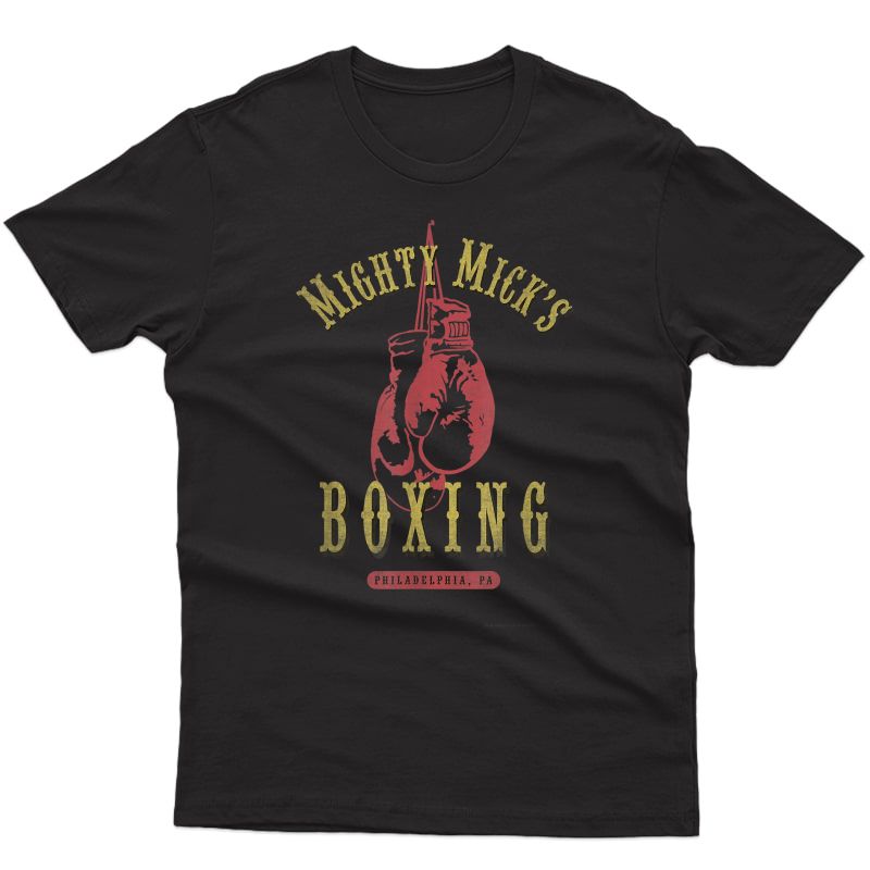 Mighty Mick's Boxing Gym Vintage Distressed And Faded Shirt T-shirt