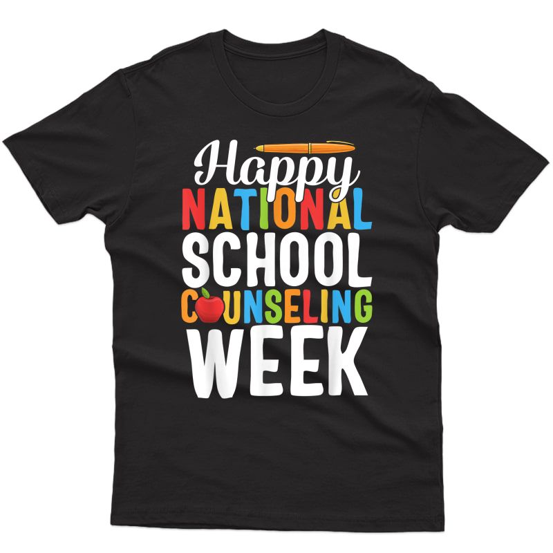 National School Counseling Week School Counselor Tea T-shirt