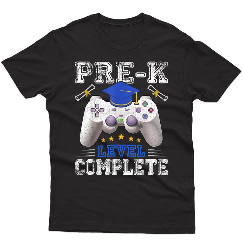 Pre-k Level Complete Gamer Class Of 2021 Graduation Gift T-shirt