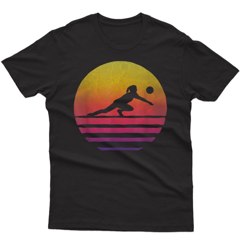 Retro Vintage Beach Volleyball Coach Player Graphic Shirt