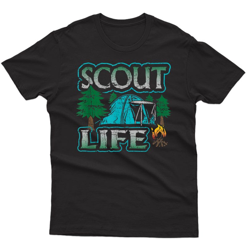 Scout Life Cub Camping Scouting Hiking Troop Leader Boy Gift T-shirt