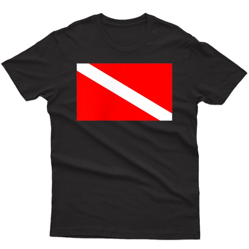 Scuba Flag Diver Down Flag Diving T-shirt