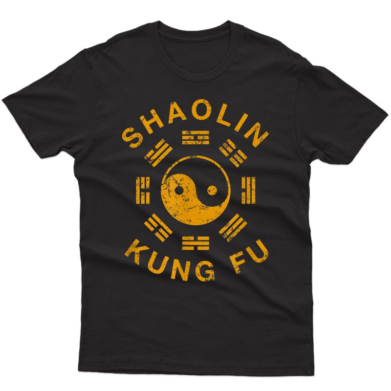Shaolin Kung Fu Martial Arts Training T-shirt