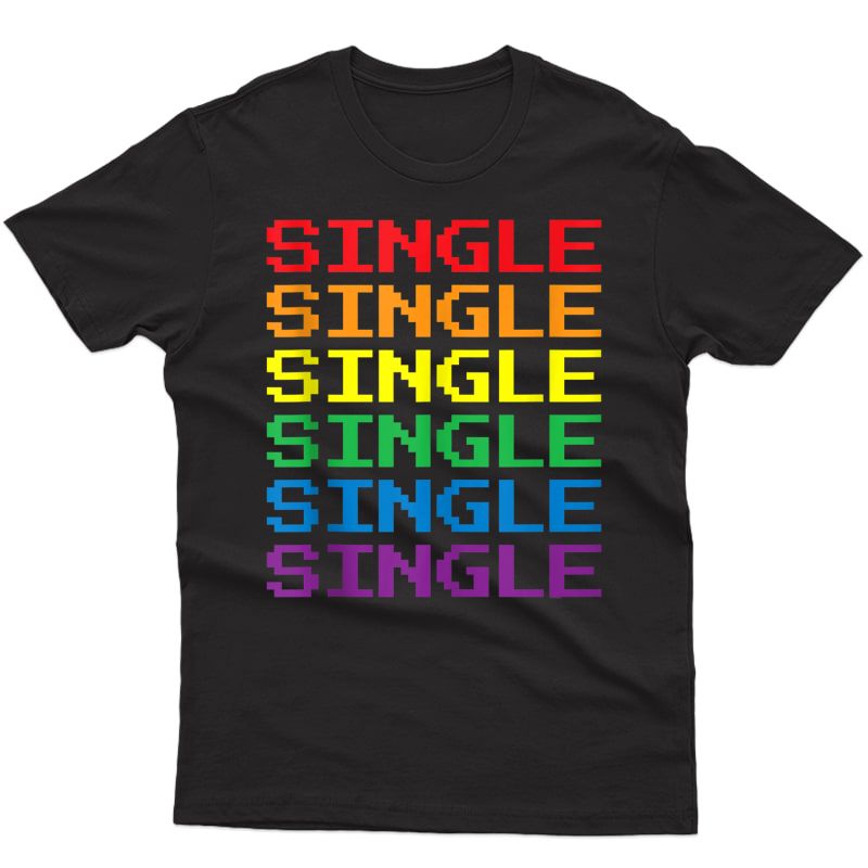 Single | Gay Pride Retro Gamer Tank Top Shirts