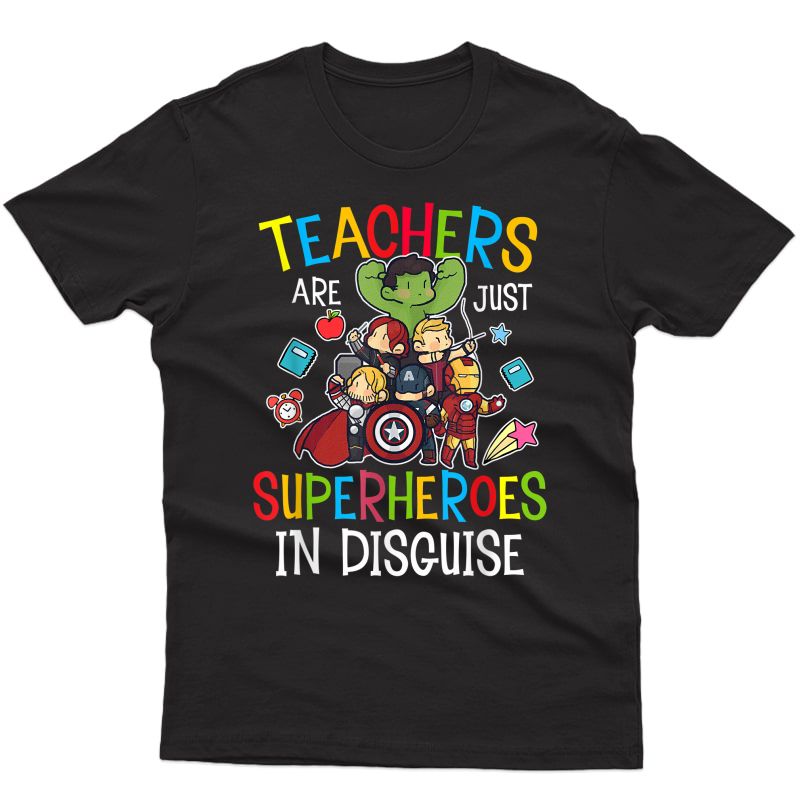 Teas Are Superheroes Funny Back To School Tea Gifts T-shirt