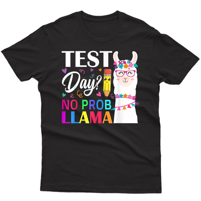 Test Day No Prob- Tea Testing Day T-shirt