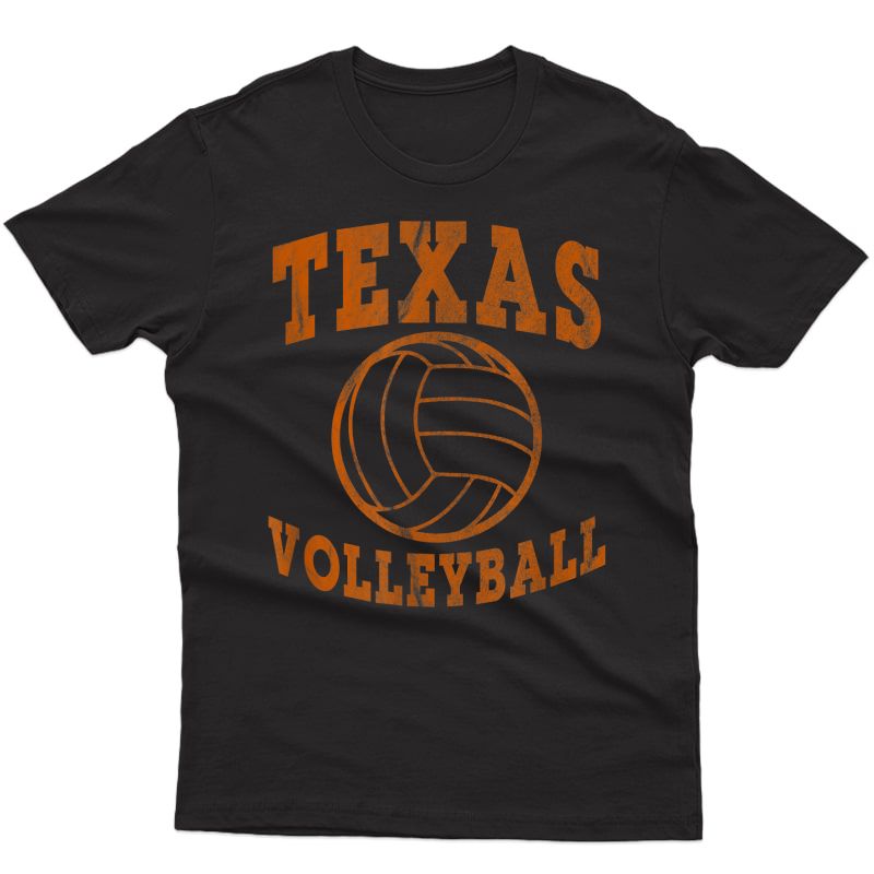 Texas Volleyball Vintage Distressed T-shirt