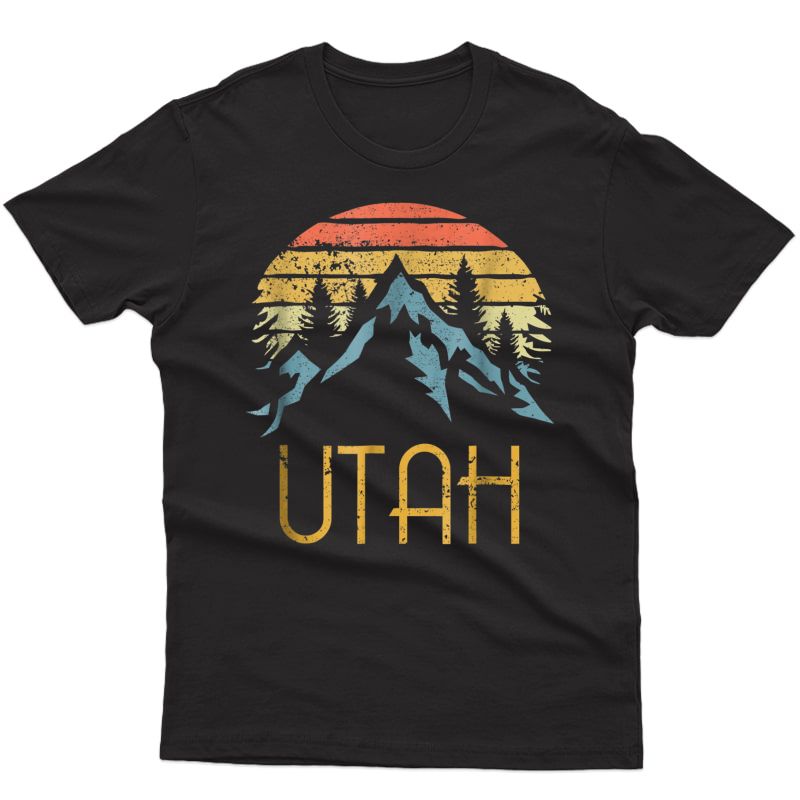 Vintage Ut, Utah Mountains Outdoor Adventure T-shirt