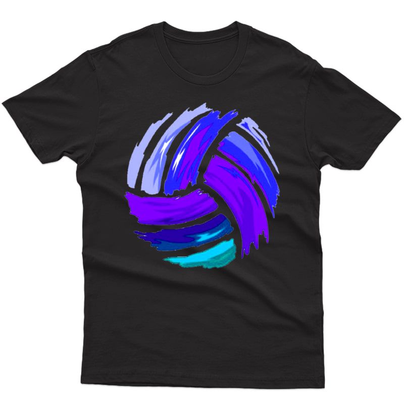 Volleyball Blue & Purple Gift For Teen Girls Shirts