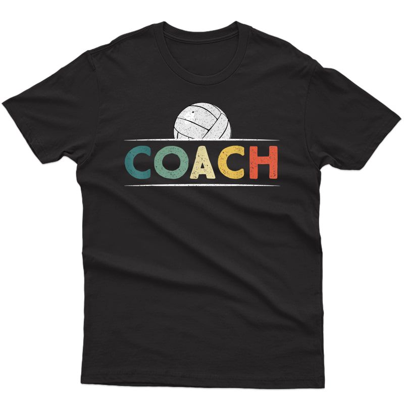 Volleyball Coach Gifts Funny Retro Vintage Ball Coaching T-shirt