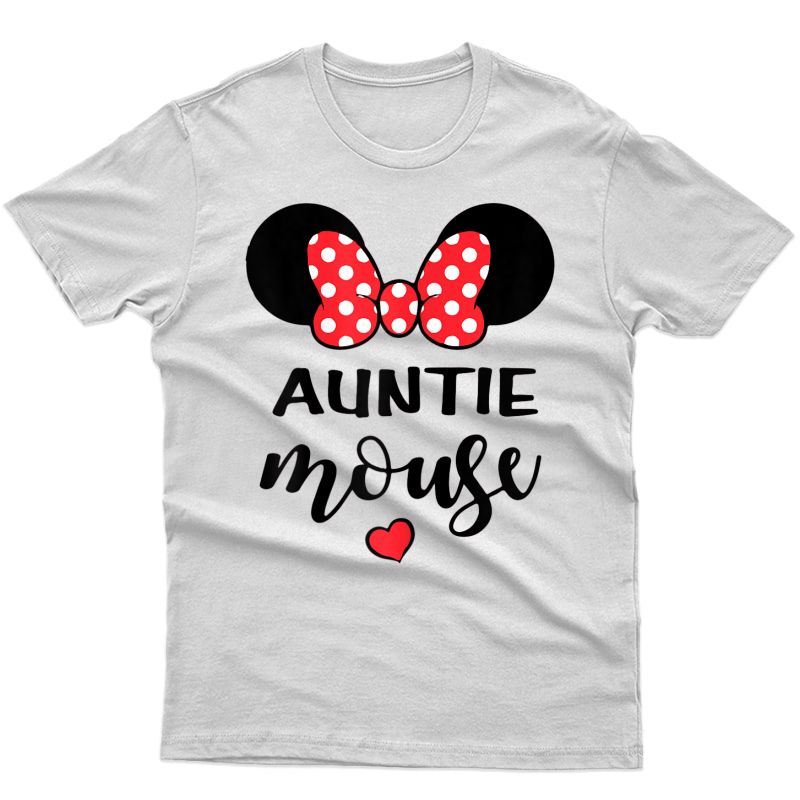  Auntie Mouse Shirt, Aunt Birthday Party Shirt, Aunt Gift T-shirt