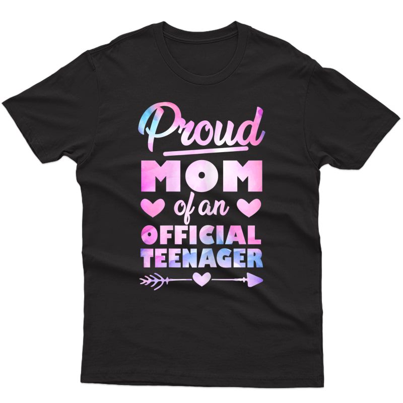  Proud Mom Of An Teenager 13th Birthday Party Shirt