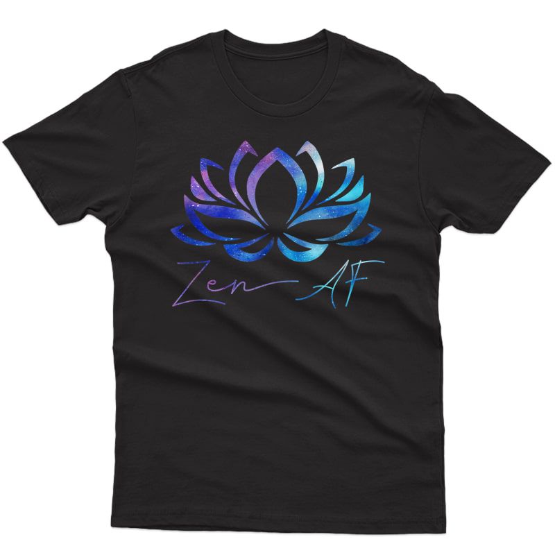 Zen Af Lotus Flower Funny Gift Yoga Clothes Spiritual Gifts Tank Top Shirts
